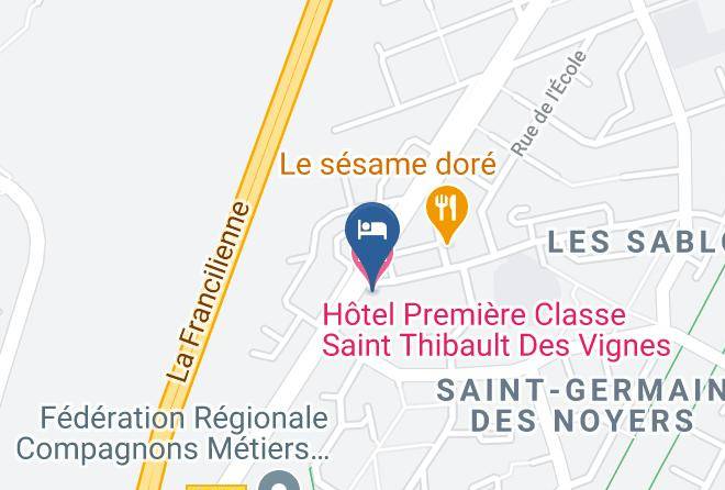 Seine Et Marne - Hotel Premiere Classe Marne La Vallee Maps