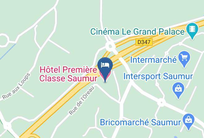 Maine Et Loire - Hotel Premiere Classe Saumur Maps