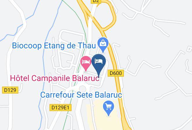 Herault - Hotel Premiere Classe Sete Balaruc Maps