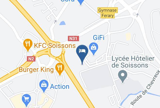 Aisne - Hotel Premiere Classe Soissons Maps