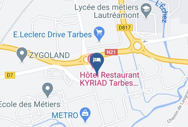 Hautes Pyrenees - Hotel Premiere Classe Tarbes Bastillac Maps