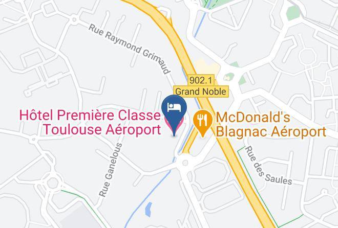 Haute Garonne - Hotel Premiere Classe Toulouse Ouest Maps