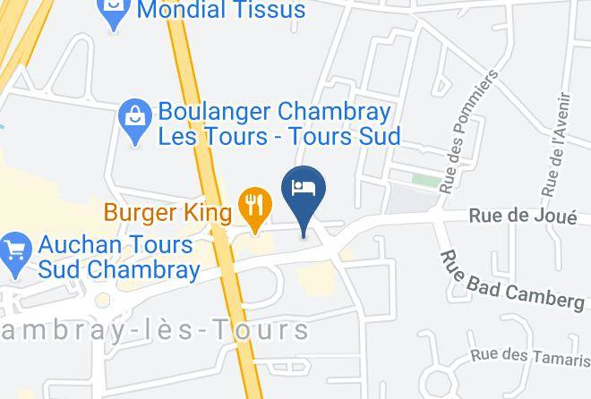Indre Et Loire - Hotel Premiere Classe Tours Chambray Les Tours Maps