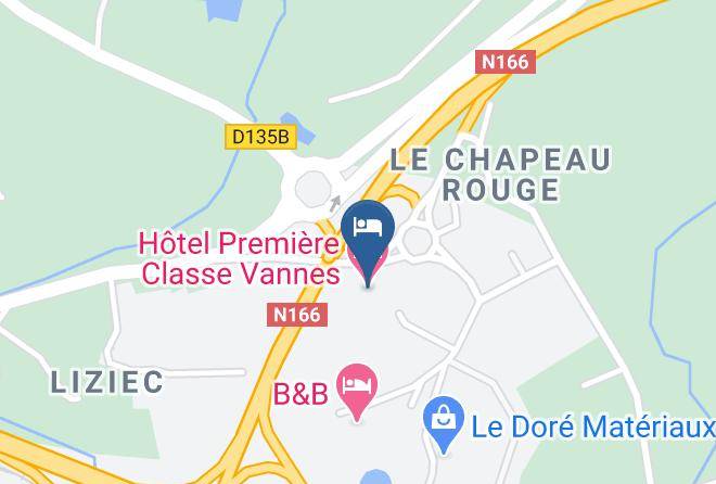 Morbihan - Hotel Premiere Classe Vannes Maps