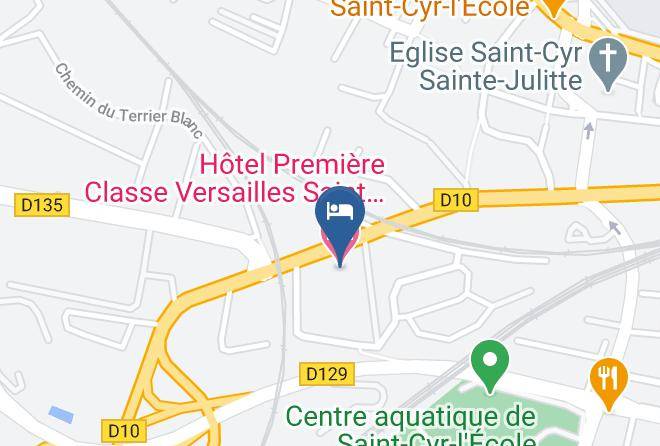 Yvelines - Hotel Premiere Classe Versailles Saint Cyr L'ecole Maps