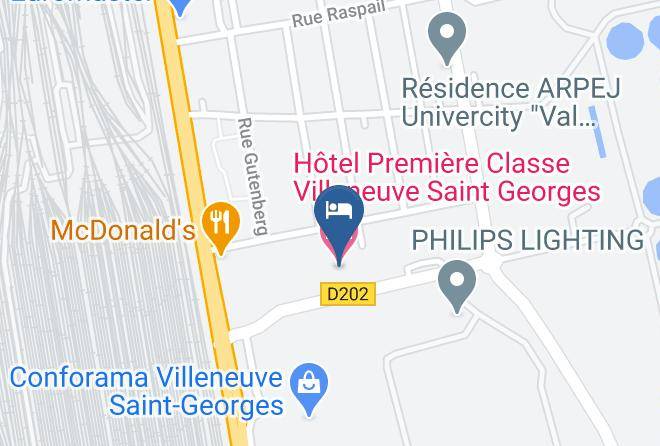 Val De Marne - Hotel Premiere Classe Villeneuve Saint Georges Maps
