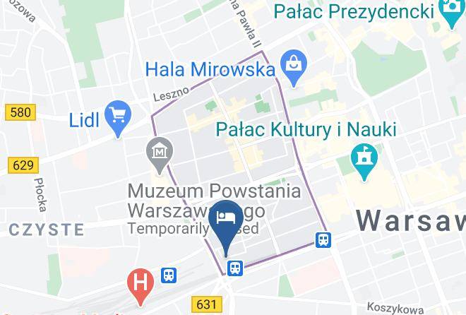 Hotel Premiere Classe Warszawa Map