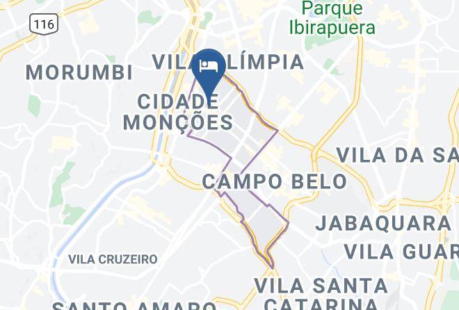 Sao Paulo Itaim Bibi - Hotel Premium Flats Berrini Maps