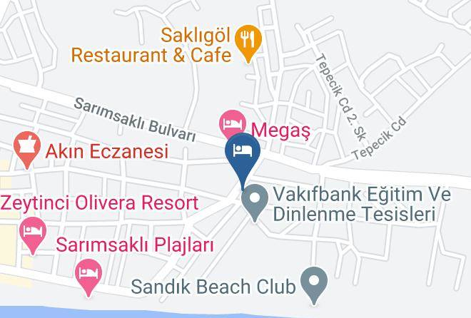 Ayvalik - Hotel Prens Yildiz Maps
