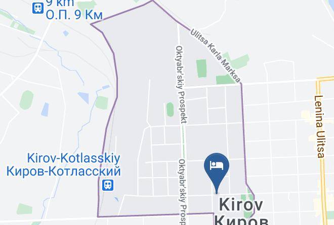Kirov - Hotel Preobrazhenskaya Maps