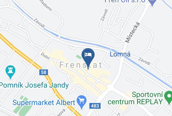 Novy Jicin - Hotel Prerov Maps
