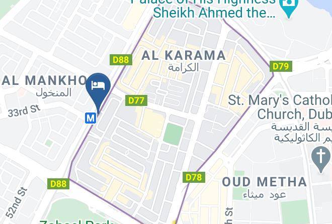 Dubai - President Hotel Maps