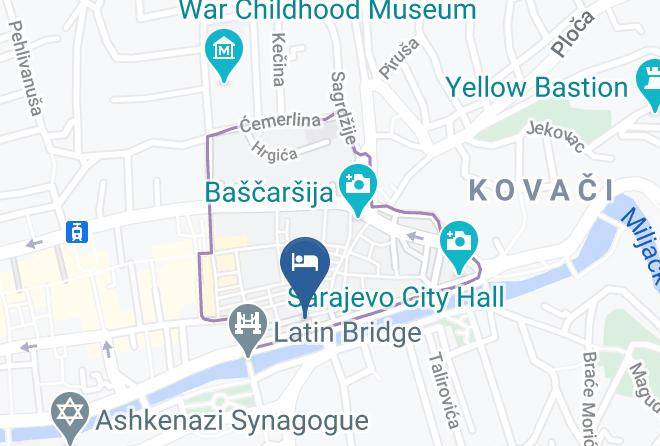 Sarajevo - Hotel President Maps