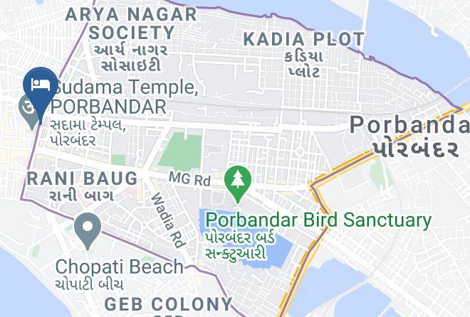 Porbandar - Hotel President Maps