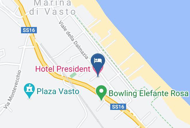 Chieti - Hotel President Maps