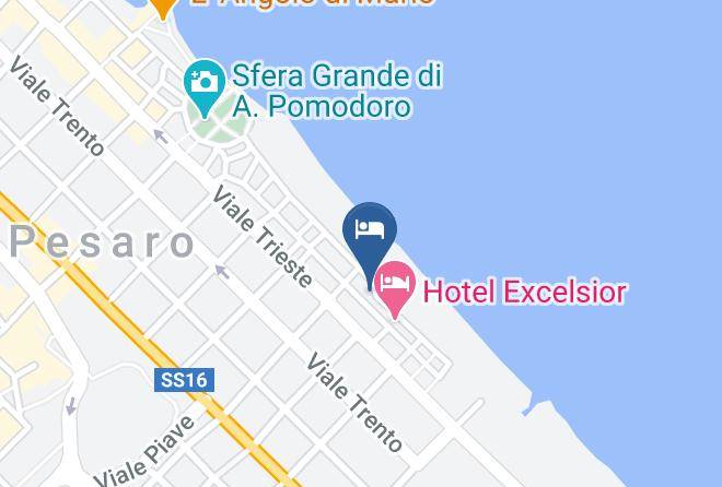 Pesaro And Urbino - Hotel President's Maps