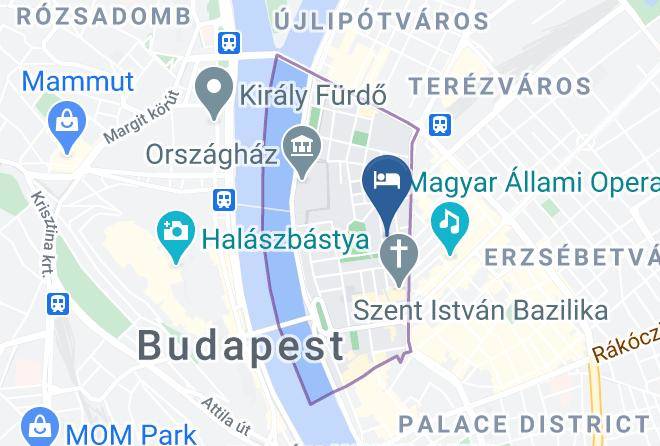 Budapest 5 Kerulet - Hotel President Maps