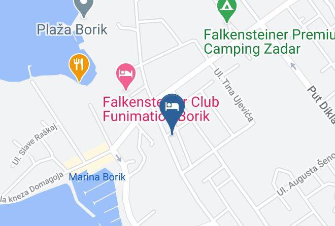 Zadar - Hotel President Maps
