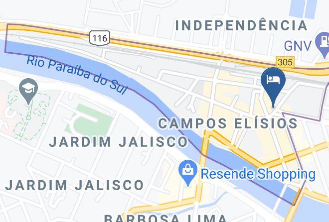 Resende - Hotel Presidente De Resende Maps
