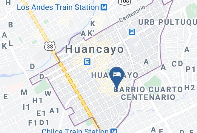 Huancayo - Hotel Presidente Huancayo Maps