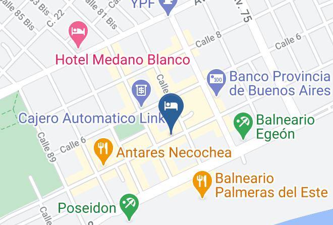 Necochea - Hotel Presidente Maps