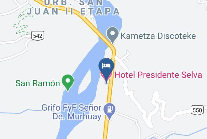 Chanchamayo - Hotel Presidente Selva Maps