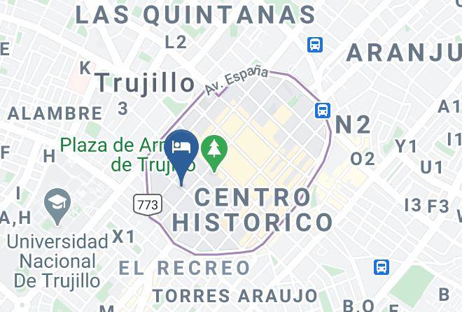 Trujillo - Hotel Presidente Maps
