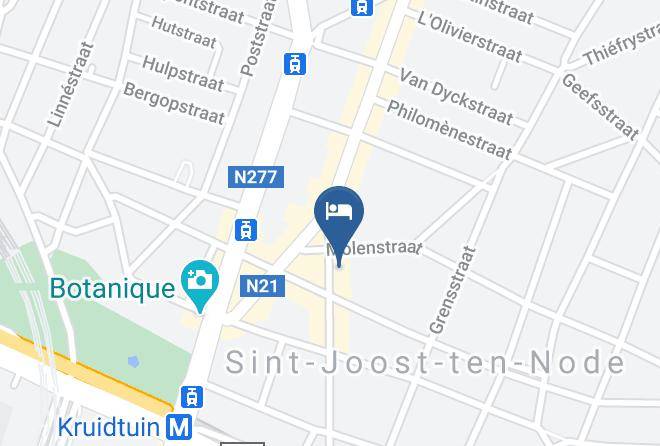 Saint Josse Ten Noode - Hotel Prestige Maps