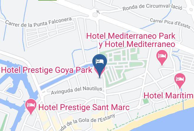 Girona - Hotel Prestige Goya Park Maps