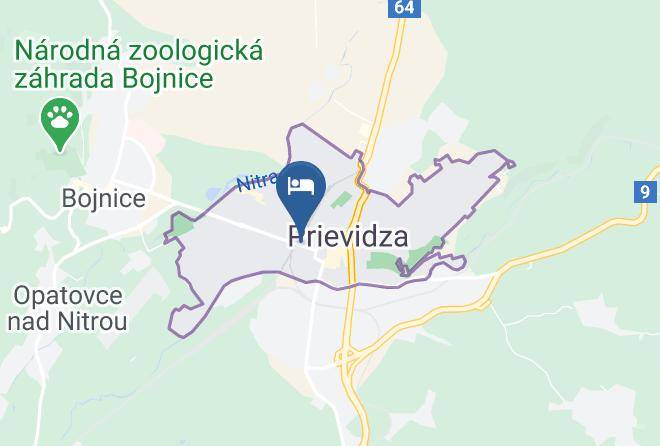 Prievidza - Hotel Preuge Maps