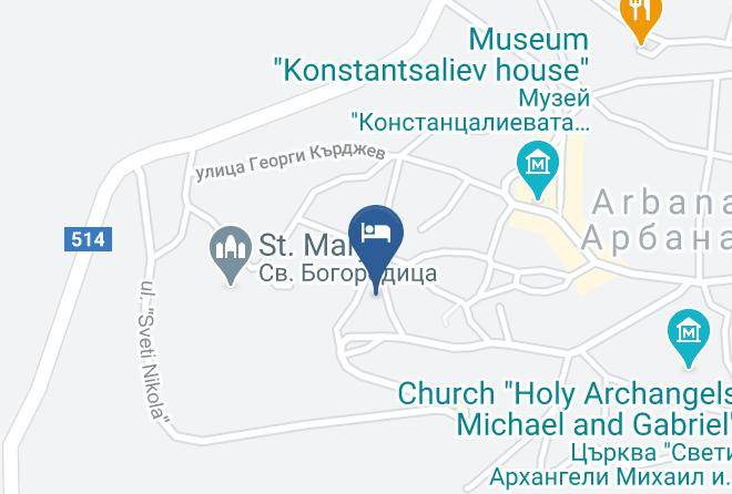 Veliko Tarnovo - Hotel Pri Chakara Maps