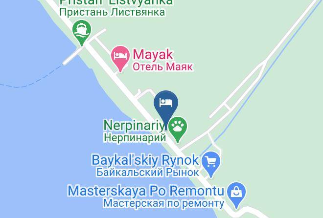 Irkutsky District - Hotel Priboy Maps