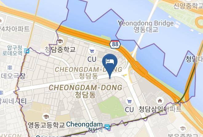 Gangnamgu - Hotel Prima Seoul Maps