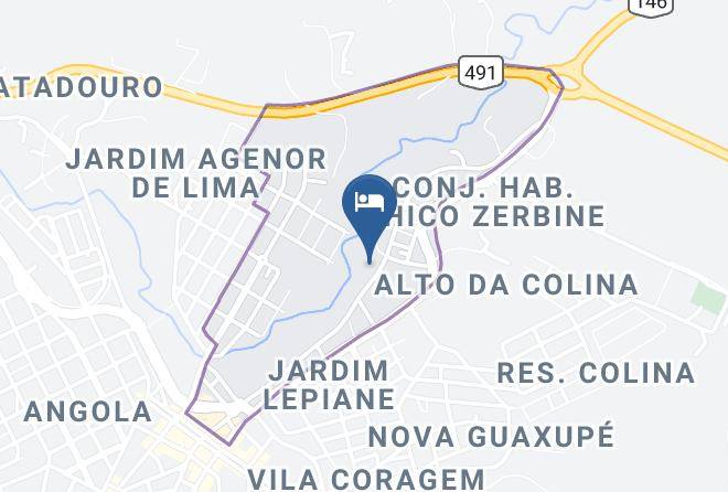Guaxupe - Hotel Primavera Maps