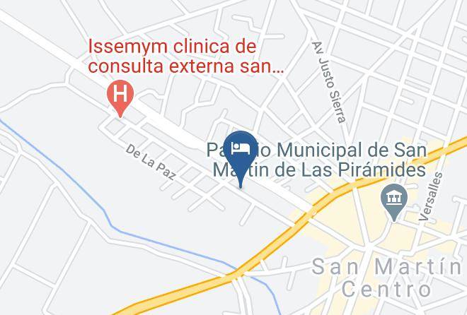 San Martin De Las Piramides - Hotel Primavera Maps