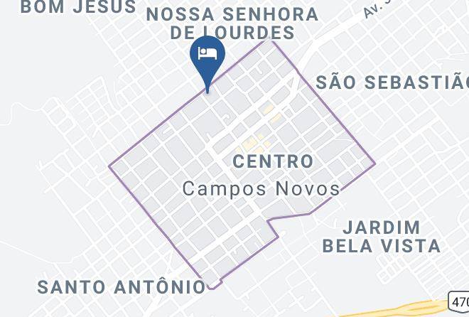 Campos Novos - Hotel Prime Executive Maps