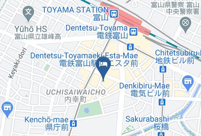 Toyama City - Hotel Prime Toyama Maps