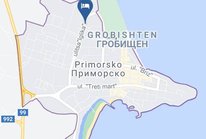 Primorsko - Hotel Primorsko Del Sol Maps