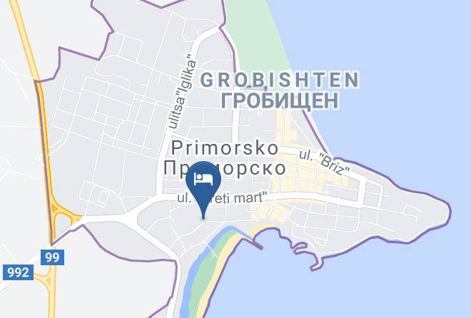 Primorsko - Hotel Primorsko Maps