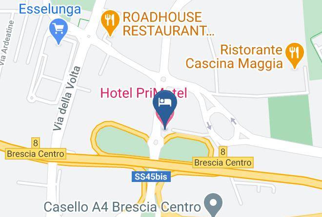 Brescia - Hotel Primotel Maps