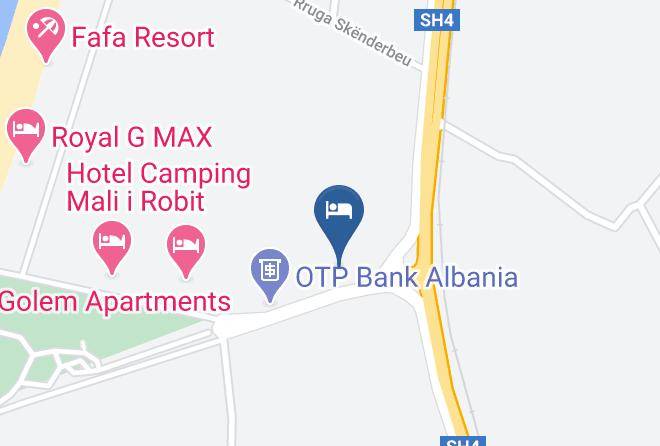 Kavaje - Hotel Princ Maps
