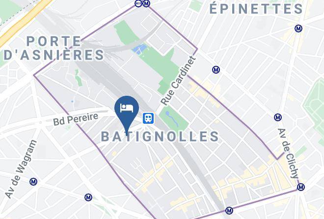 Paris - Hotel Prince Albert Wagram Maps
