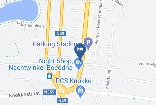 Hotel Prins Boudewijn Map
