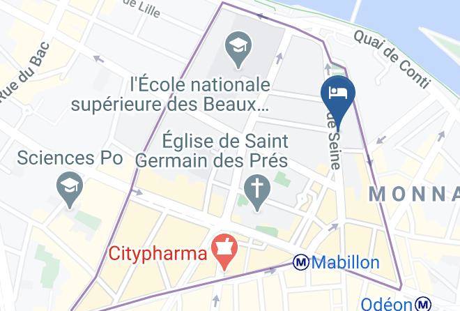 Paris - Hotel Prince De Conde Maps