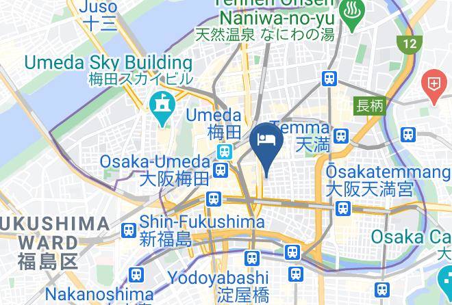 Osaka City Kita Ward - Hotel Prince Maps
