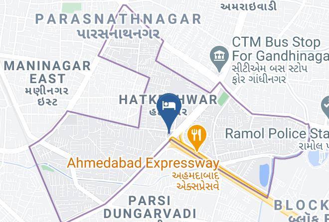 Ahmadabad - Hotel Prince Palace Maps