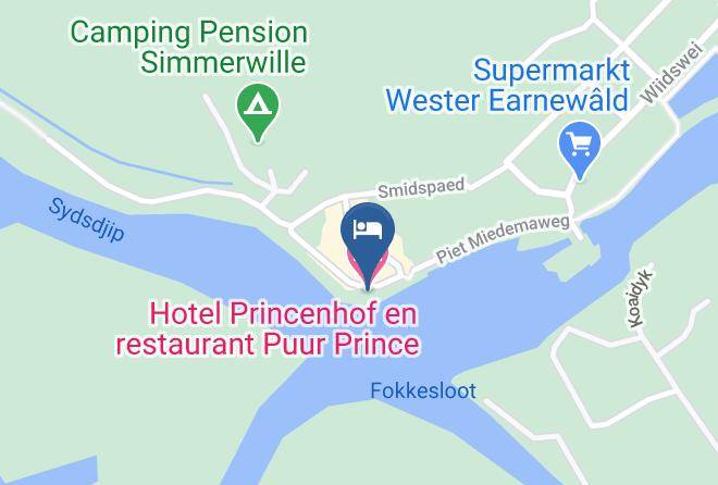 Tytsjerksteradiel - Hotel Princenhof En Restaurant Puur Prince Maps