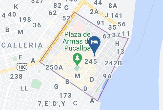 Coronel Portillo - Hotel Princesa Maps