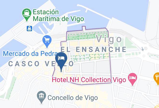 Pontevedra - Hotel Princesa Vigo Maps