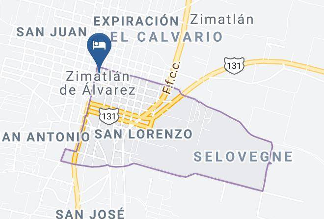Zimatlan De Alvarez - Hotel Princesa Maps